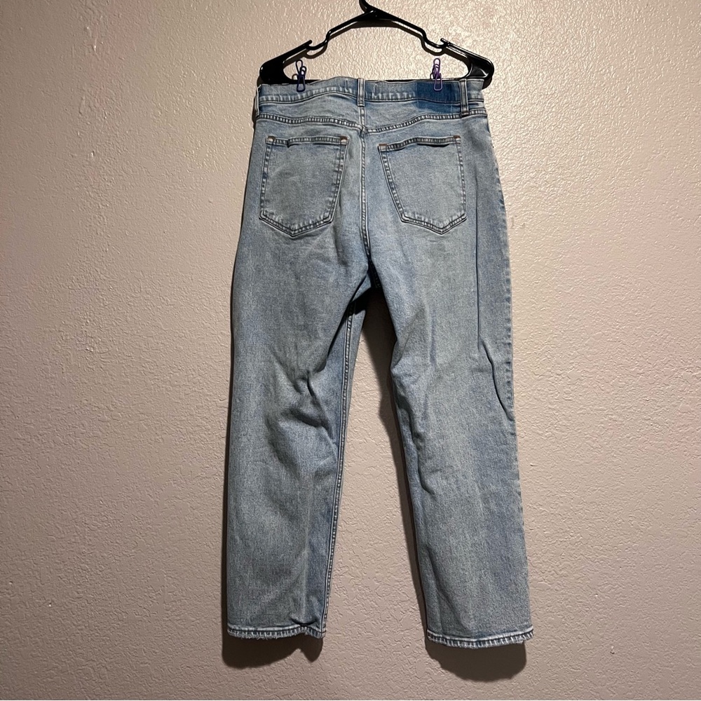 Abercrombie & Fitch Light Wash Straight Leg Jeans - Picture 3 of 5